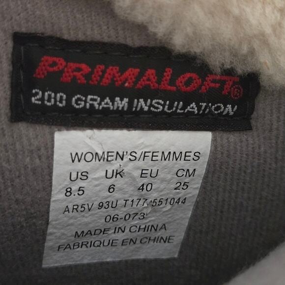 The North Face Brown Suede Primaloft 200 Gr Insulated Waterproof Snow Boots, 8.5 - Picture 11 of 11